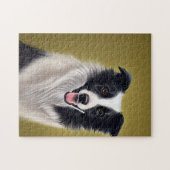 Schöne Border Collie Puzzle (Horizontal)