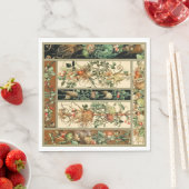 Schöne Botanik Serviette (Beispiel)
