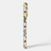 Schöne botanische Aquarell-Wildblumen-Name  Case-Mate iPhone Hülle (Rückseite / Rechts)