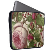 Schöne botanische Blumengestaltung Laptopschutzhülle (Vorne Rechts)