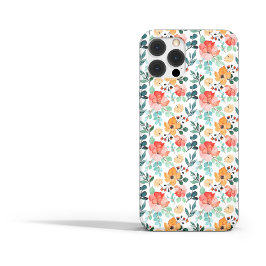 Schöne botanische Floralfarben + Monogramm Case-Mate iPhone Hülle