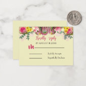 Schöne Botanische Gartenanlage Creme Reputation Ca Mitteilungskarte (Vorderseite/Rückseite Beispiel)