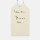 Schöne botanische Kunst Geschenkanhänger (Rückseite)