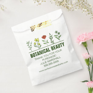 Schöne Botanische Spa-Hautpflegeprodukte-Party Geschenktütchen