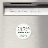 Schöne botanische Spa-Salon-Blumen Geschäft Magnet (In Situ (Geschirrspüler))