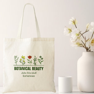Schöne botanische Spa-Salon-Blumen Geschäft Tragetasche