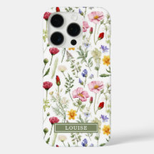 Schöne botanische Wildblumen Name 