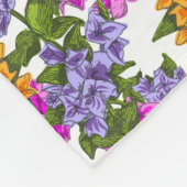 Schöne Bougainvillea Fleecedecke (Ecke)