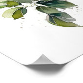 Schöne Bougainvillea Poster (Ecke)