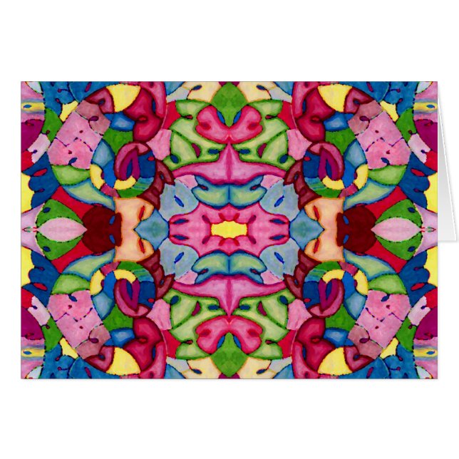 Schöne Bouquet-Grußkarte (Vorderseite (Horizontal))