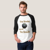 Schöne Bowling-Rasen-Bowls-Design, T-Shirt (Vorne ganz)