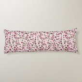 Schöne Branchen Petite Pink Berries Seitenschläferkissen (Rückseite)