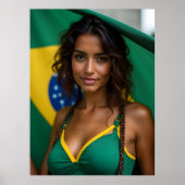 Schöne Brasilianerin Poster (Vorne)