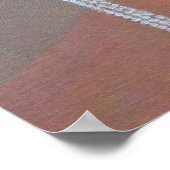 Schöne braune Augen Poster (Ecke)