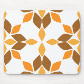 schöne braune Blume Blütenmuster Mousepad (Vorne)