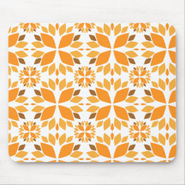 schöne braune Blume Blütenmuster Mousepad