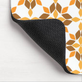 schöne braune Blume Blütenmuster Mousepad (Ecke)