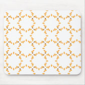 schöne braune Blume Blütenmuster Mousepad (Vorne)