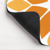 schöne braune Blume Blütenmuster Mousepad (Ecke)