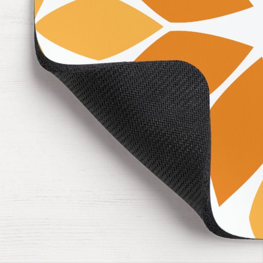 schöne braune Blume Blütenmuster Mousepad (Ecke)