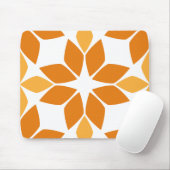 schöne braune Blume Blütenmuster Mousepad (Mit Mouse)