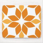 schöne braune Blume Blütenmuster Mousepad (Vorne)
