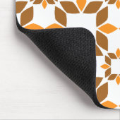 schöne braune Blume Blütenmuster Mousepad (Ecke)