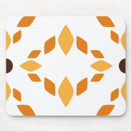 schöne braune Blume Blütenmuster Mousepad