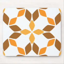 schöne braune Blume Blütenmuster Mousepad