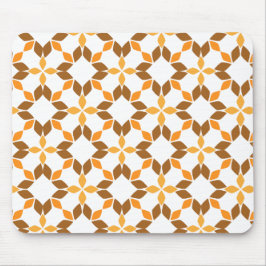 schöne braune Blume Blütenmuster Mousepad