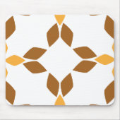 schöne braune Blume Blütenmuster Mousepad (Vorne)