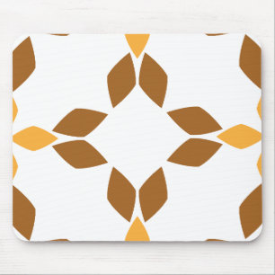 schöne braune Blume Blütenmuster Mousepad