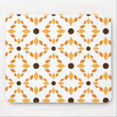 schöne braune Blume Blütenmuster Mousepad (Vorne)