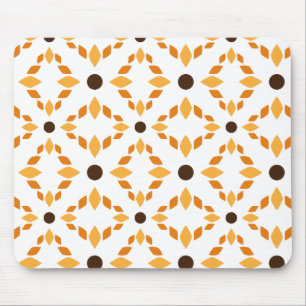 schöne braune Blume Blütenmuster Mousepad