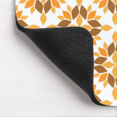 schöne braune Blume Blütenmuster Mousepad (Ecke)