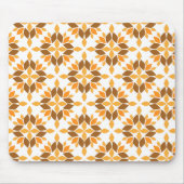 schöne braune Blume Blütenmuster Mousepad (Vorne)