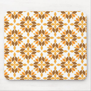 schöne braune Blume Blütenmuster Mousepad