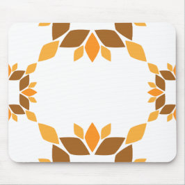 schöne braune Blume Blütenmuster Mousepad