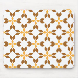 schöne braune Blume Blütenmuster Mousepad