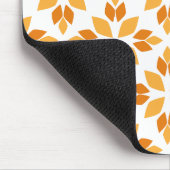 schöne braune Blume Blütenmuster Mousepad (Ecke)
