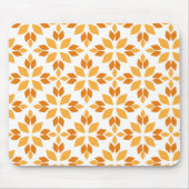 schöne braune Blume Blütenmuster Mousepad (Vorne)