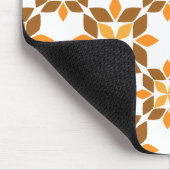 schöne braune Blume Blütenmuster Mousepad (Ecke)