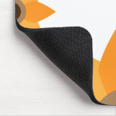 schöne braune Blume Blütenmuster Mousepad (Ecke)