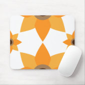 schöne braune Blume Blütenmuster Mousepad (Mit Mouse)