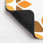 schöne braune Blume Blütenmuster Mousepad (Ecke)