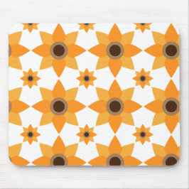 schöne braune Blume Blütenmuster Mousepad