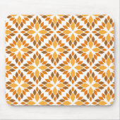 schöne braune Blume Blütenmuster Mousepad (Vorne)