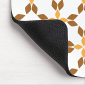 schöne braune Blume Blütenmuster Mousepad (Ecke)