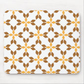 schöne braune Blume Blütenmuster Mousepad (Vorne)