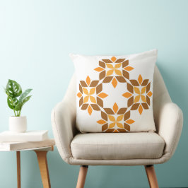 schöne braune Blume Kissen